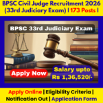 BPSC 33rd Judiciary Exam
