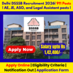 Delhi DSSSB Recruiment