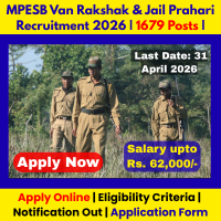 MPESB Van Rakshak & Jail Prahari Recruitment 2026